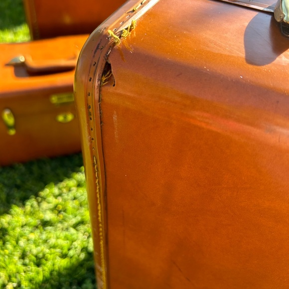 Samsonite Shwayder Brothers Vintage Three Piece Luggage Set EUC - Picture 10 of 16